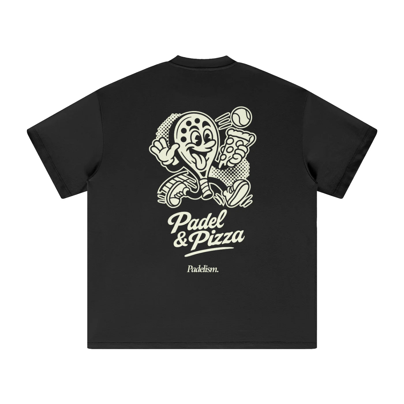classic unisex cut padel & pizza tee