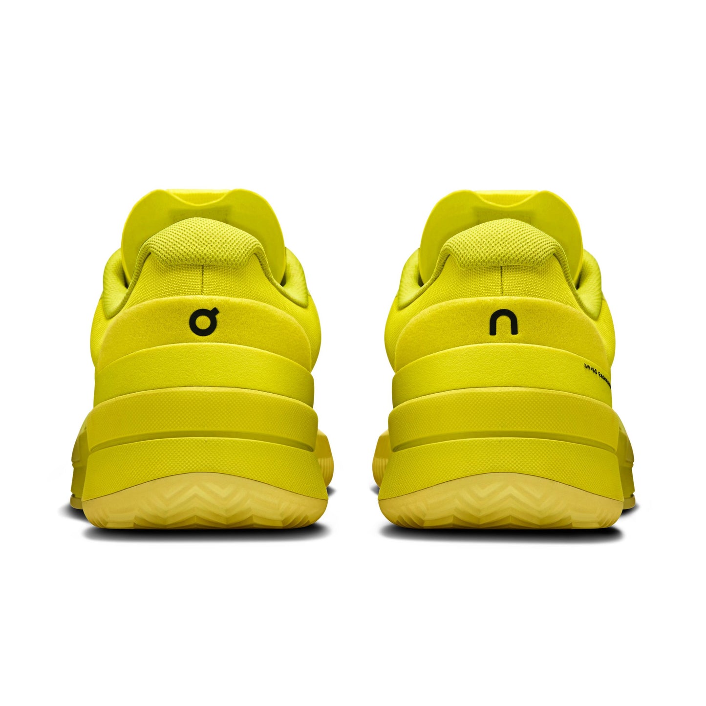 Pair of bright yellow sneakers