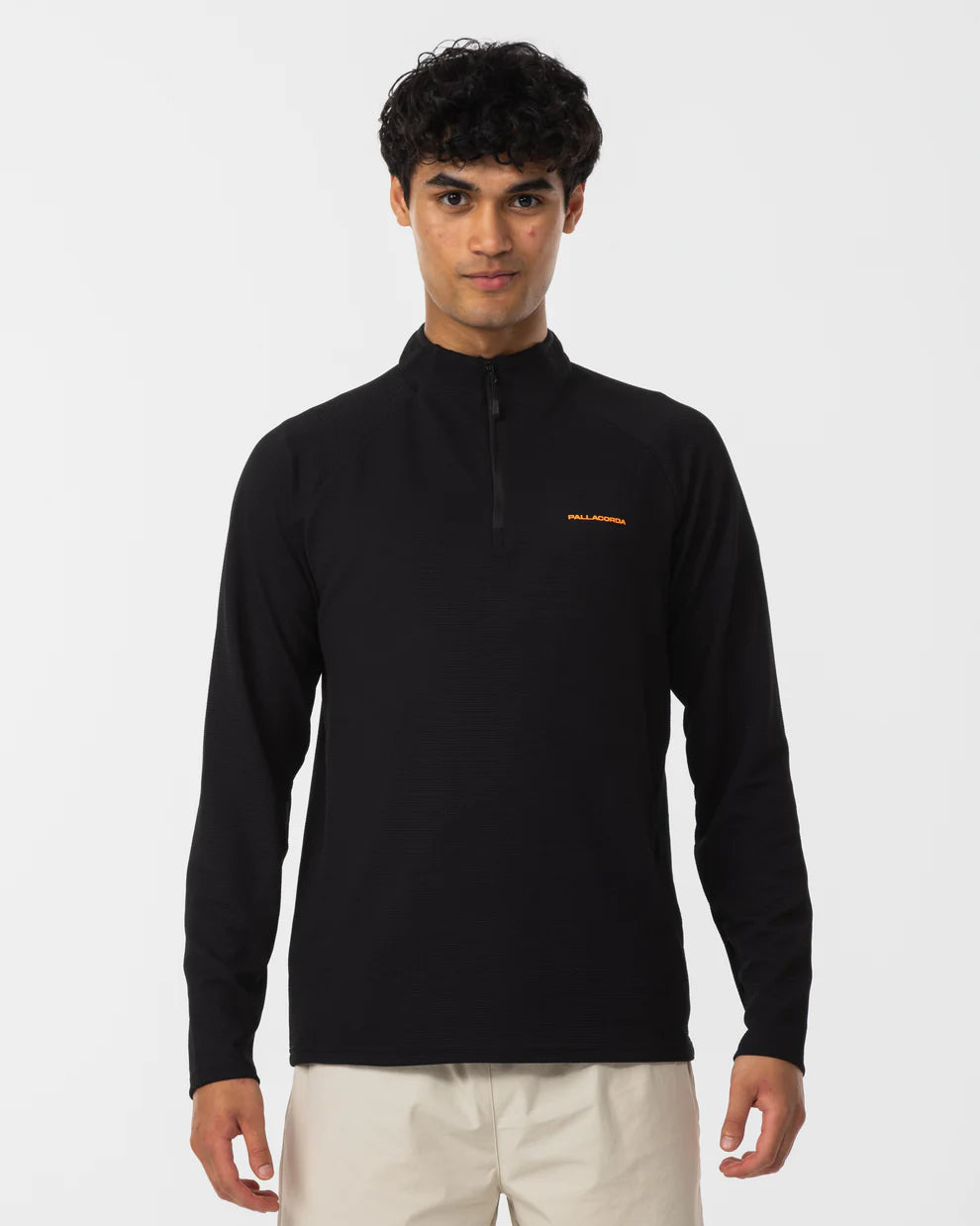 Performance Quarter Zip Top - Black