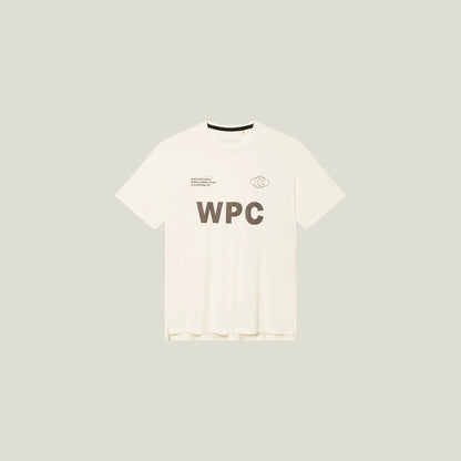 Active WPC Light Weight T-Shirt - Off White/Walnut