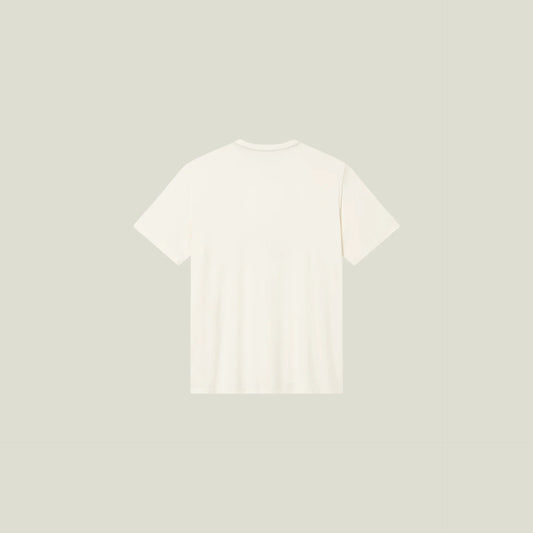 Active WPC Light Weight T-Shirt - Off White/Walnut