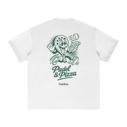 Padel & Pizza - Heavyweight Tee white