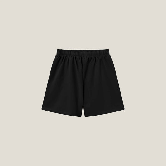 Mens Active Globe Shorts - Black