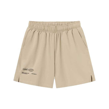 Mens Active Globe Shorts - Black