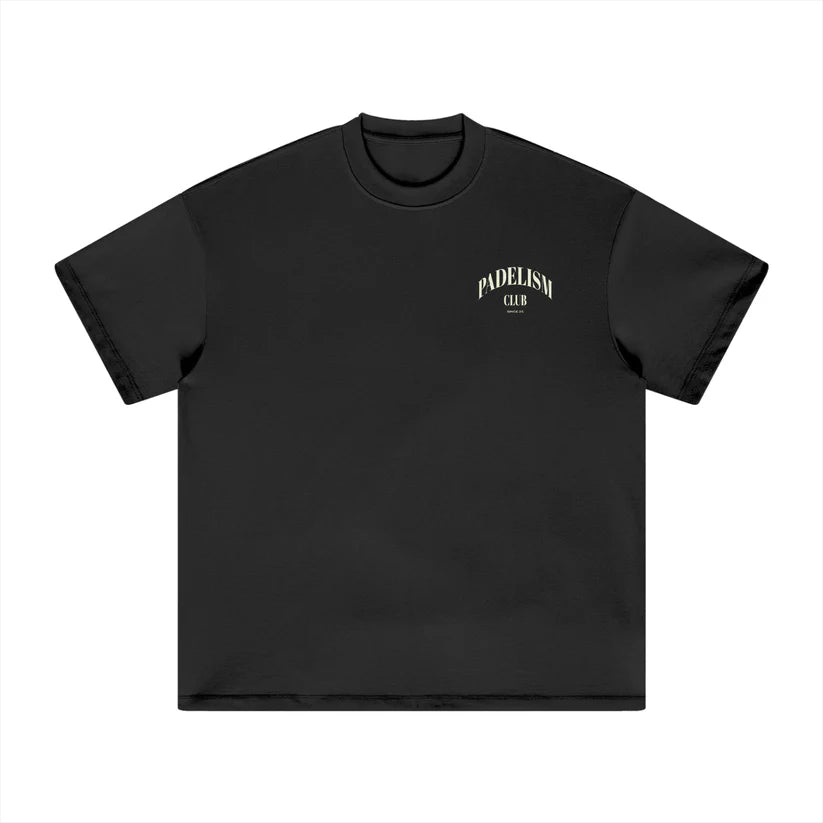 Padelism Club 25 - Heavyweight Tee Black