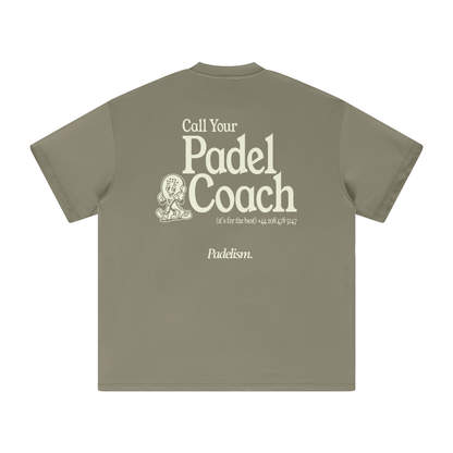 Padel Coach - Heavyweight T-Shirt