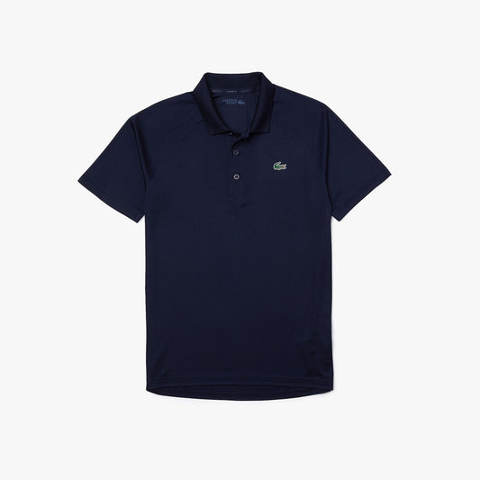 Mens SPORT Breathable Run-Resistant Interlock Polo Shirt