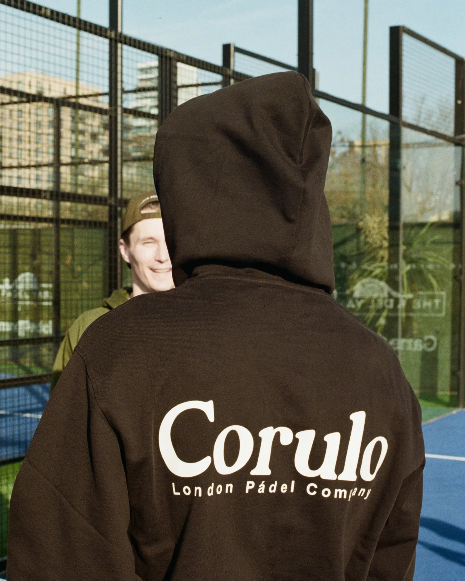 Cotton Signature Logo Hoodie - Black