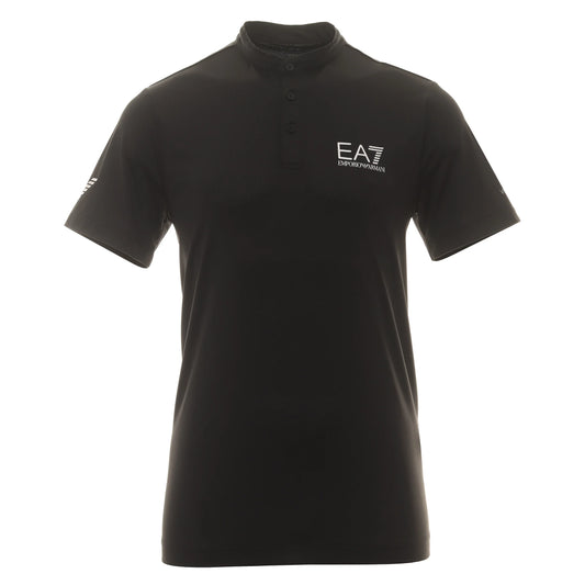 Mens Dynamic Athlete Pro Serafino Polo - Black