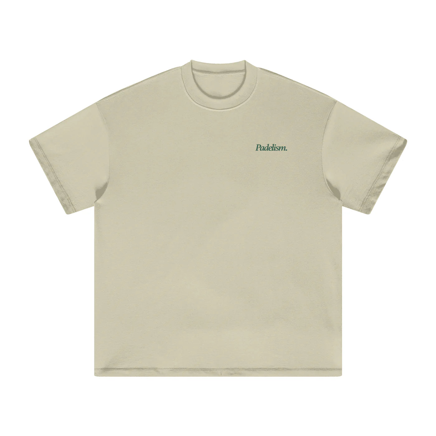 Padel & Pizza - Heavyweight Tee beige