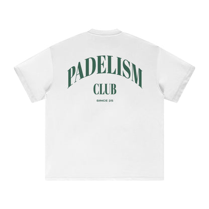 Padelism Club 25 - Heavyweight Tee White for Padel Player